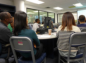 Learn about our workshops! Image. Records management training at the U.N. 2015