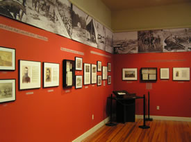 Public exhibit, Adirondack History Museum, Elizabethtown, NY