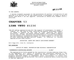 NYS Bill and Veto Jackets: 2010, Line Item Vetoes 1221-1270 – Page 6