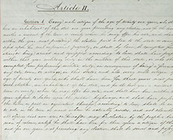 New York State Constitution of 1821, Article II
